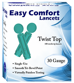 Easy Comfort Lancets Twist Top 30G