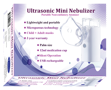 Ultrasonic Mini Nebulizer Portable Nonventilatory Atomizer