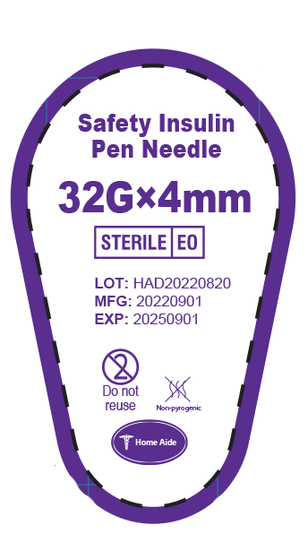 True Comfort Safety Pen Needle 4mm 32g