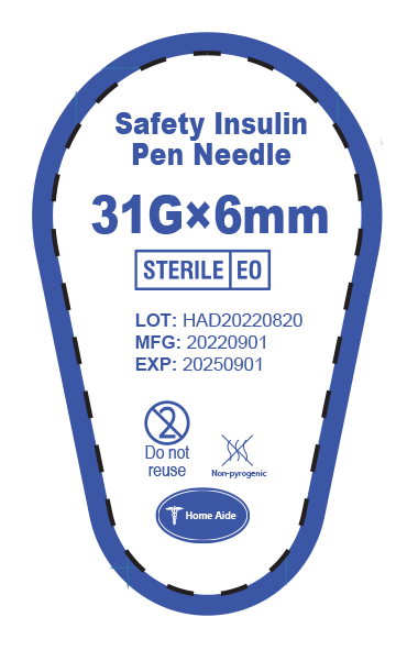 True Comfort Safety Pen Needle 6mm 31g