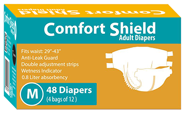 Comfort Shield Adult Diapers Medium