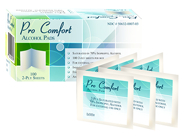 Pro Comfort Alcohol Pads